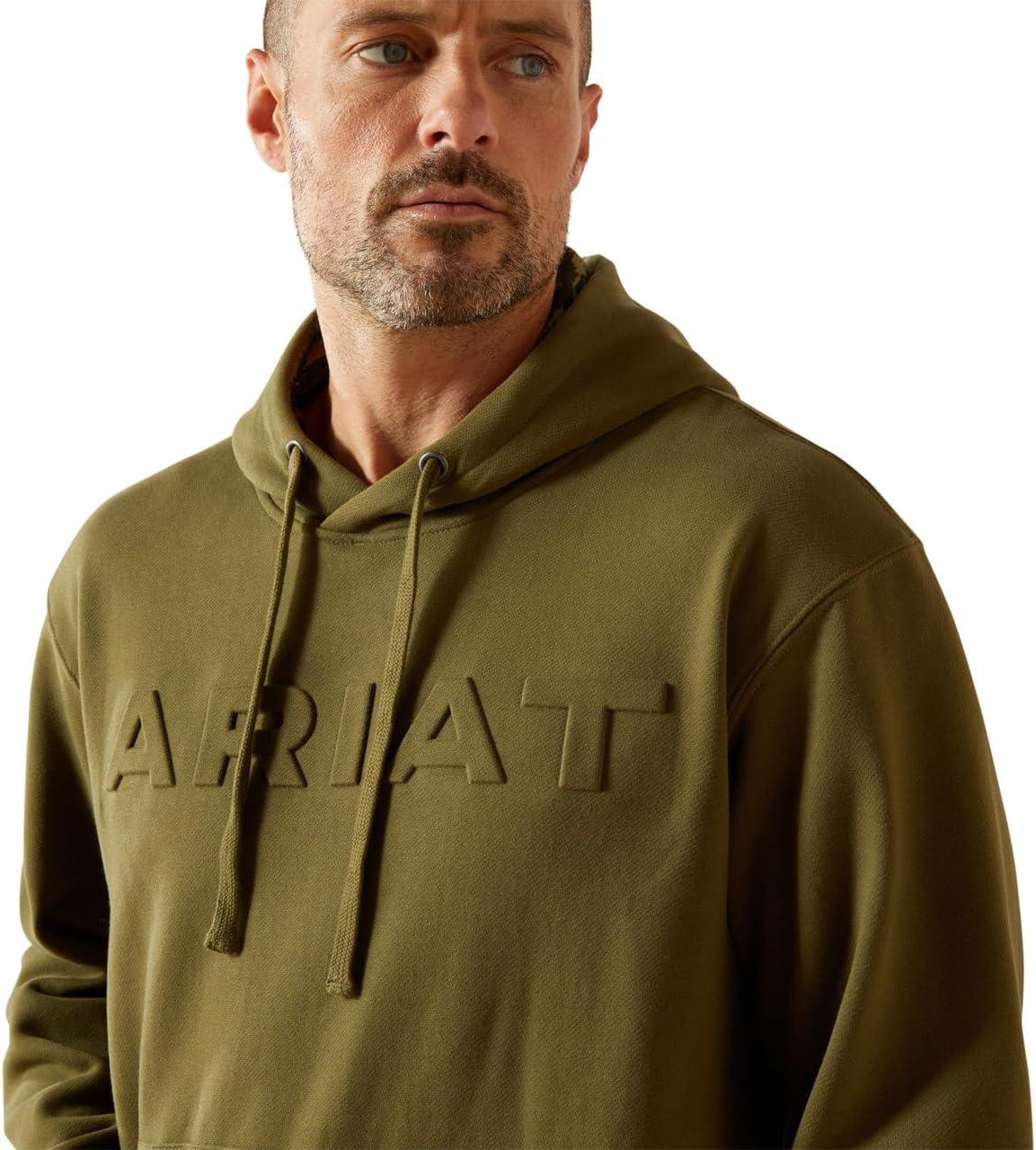 imageARIAT Embossed Logo Hoodie Winter Moss XLarge