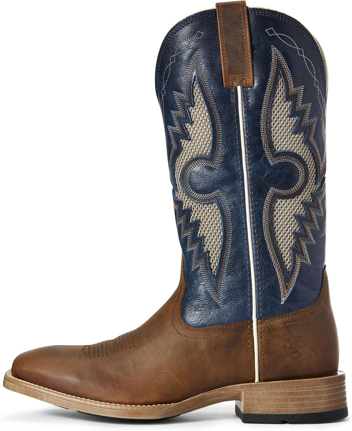 imageARIAT Hybrid Venttek Mens BootSorrel CrunchCowboy Blue
