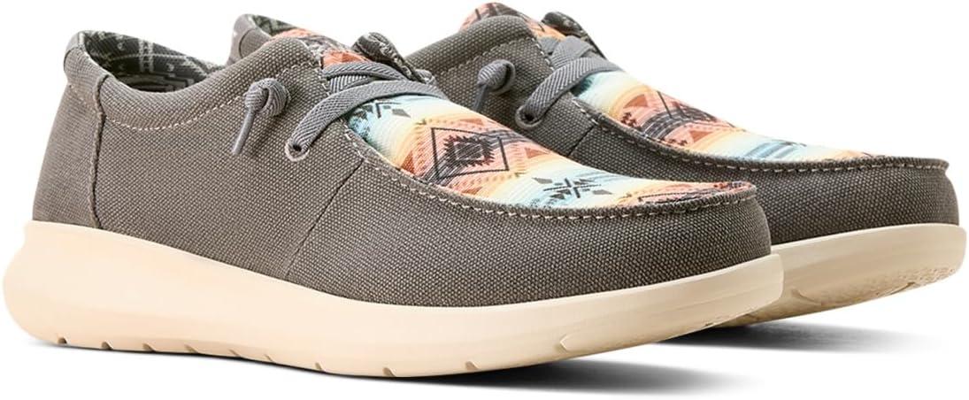 imageARIAT Mens Hilo Stretch SneakerCharcoalSalado Sunset