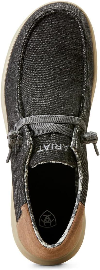 imageARIAT Mens Hilo Stretch SneakerDark DenimTan