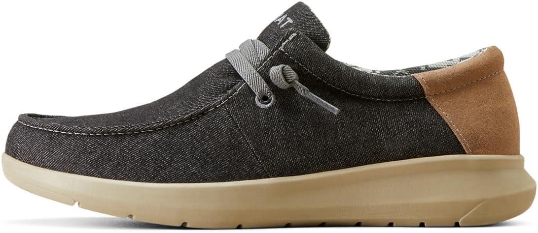 imageARIAT Mens Hilo Stretch SneakerDark DenimTan