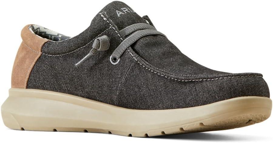 imageARIAT Mens Hilo Stretch SneakerDark DenimTan