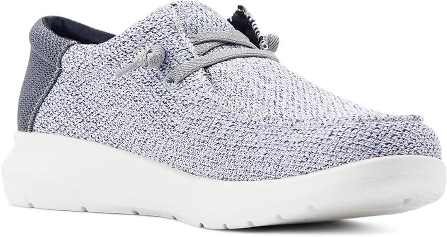 imageARIAT Mens Hilo Stretch SneakerDistressed WhiteDark Grey