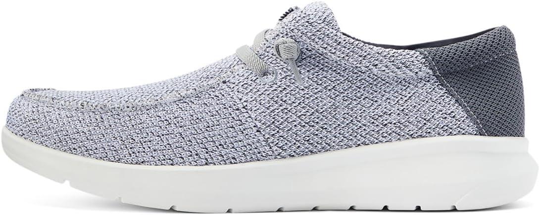 imageARIAT Mens Hilo Stretch SneakerDistressed WhiteDark Grey