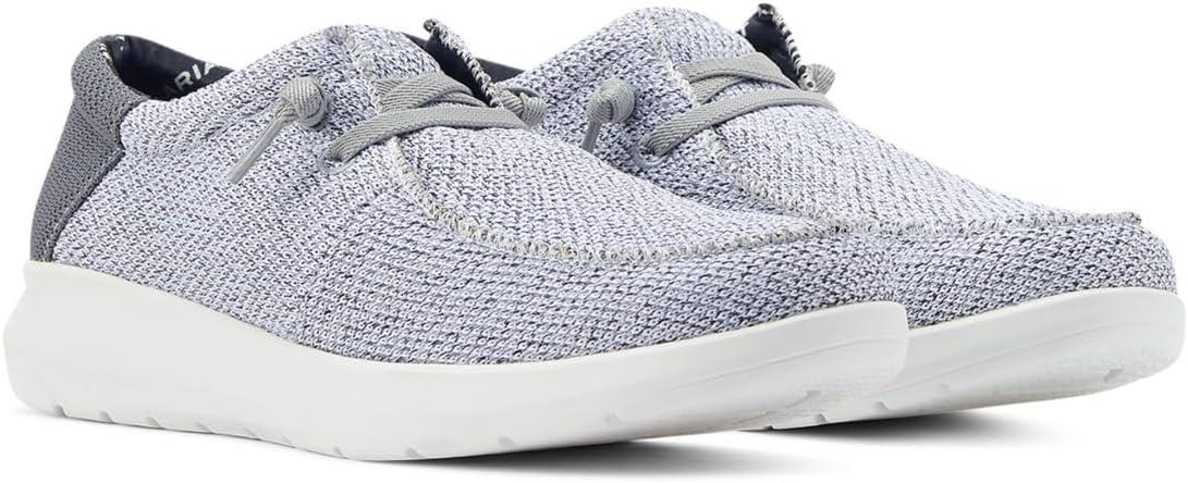 imageARIAT Mens Hilo Stretch SneakerDistressed WhiteDark Grey