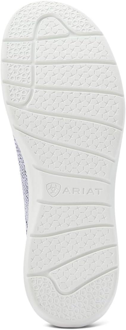 imageARIAT Mens Hilo Stretch SneakerDistressed WhiteDark Grey