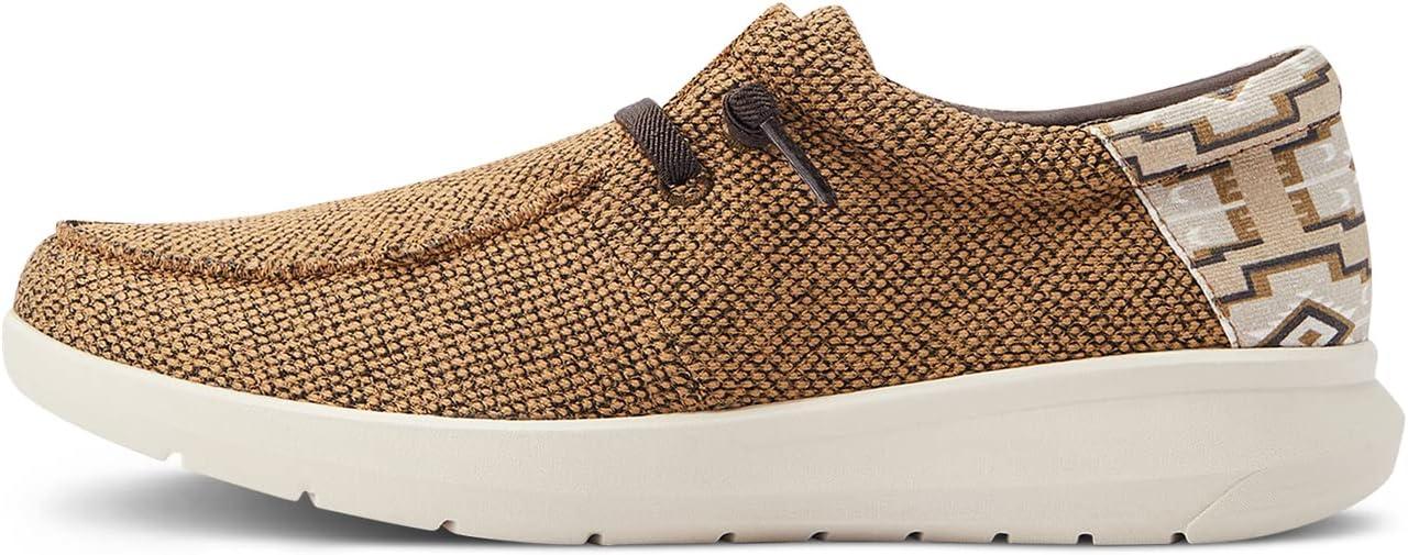 imageARIAT Mens Hilo Stretch SneakerHeathered SandCream Aztec Print
