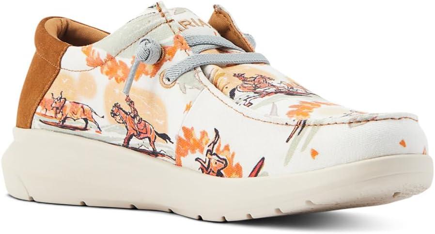 imageARIAT Mens Hilo Stretch SneakerSurfing Longhorn Print