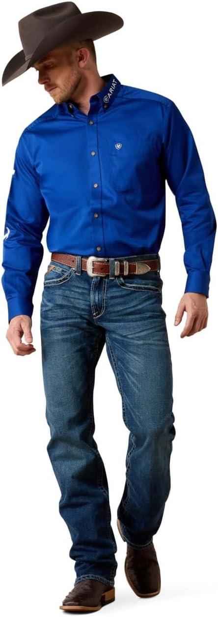 imageARIAT Mens M2 Relaxed Stretch Adkins Boot Cut JeanSummit