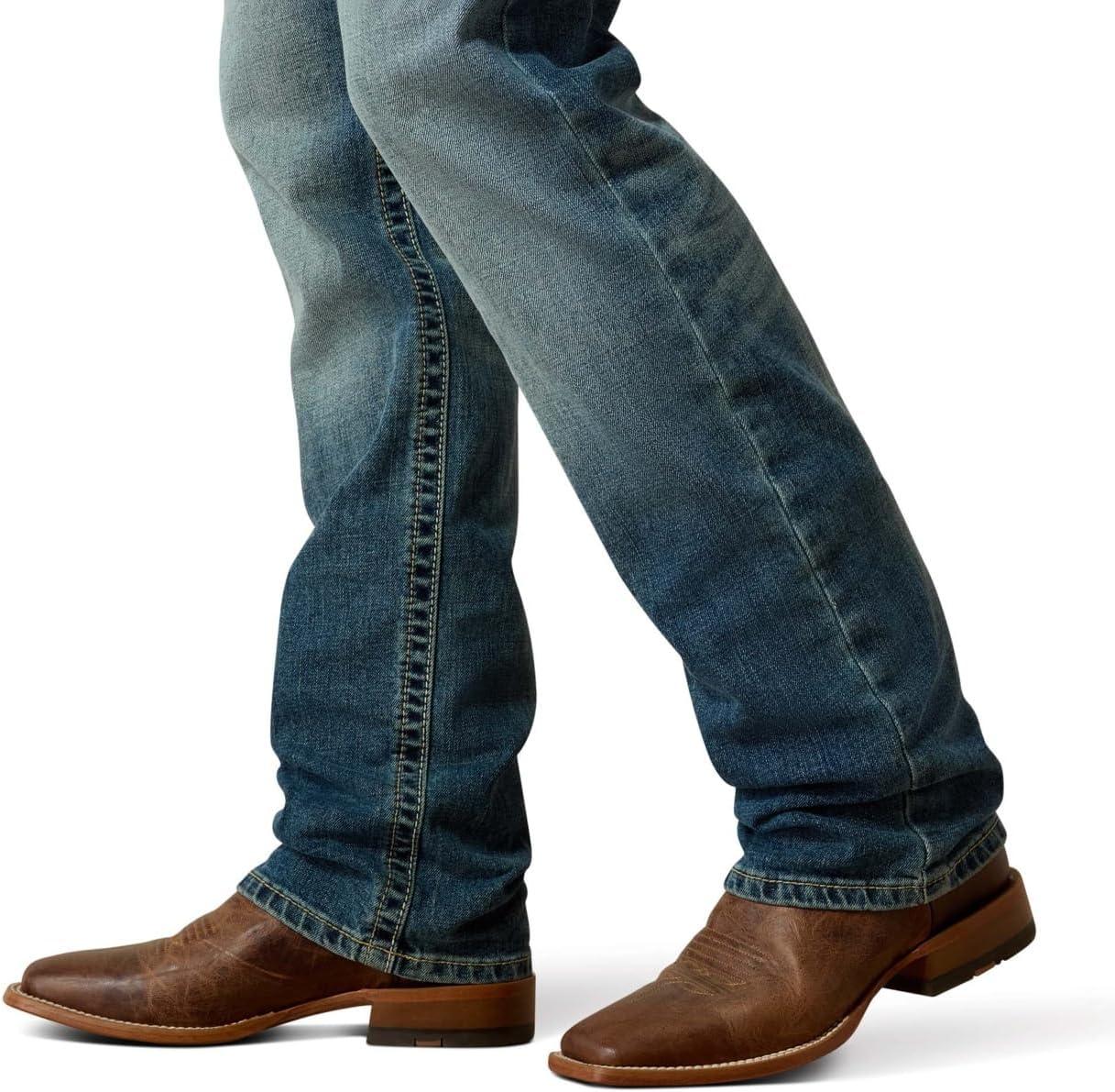 imageARIAT Mens M4 Low Rise Stretch Stockton Stackable Straight LegDakota