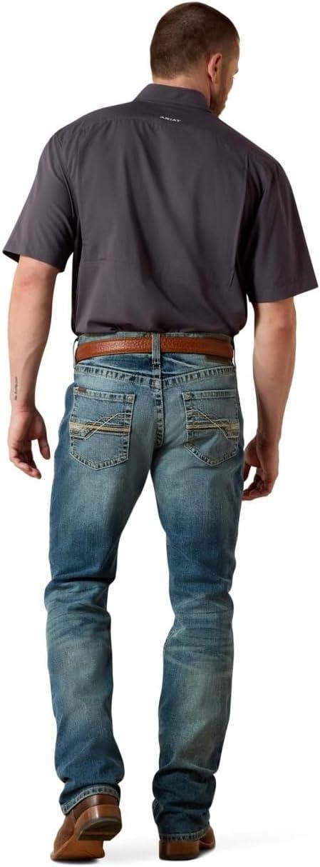 imageARIAT Mens M4 Low Rise Stretch Stockton Stackable Straight LegDakota
