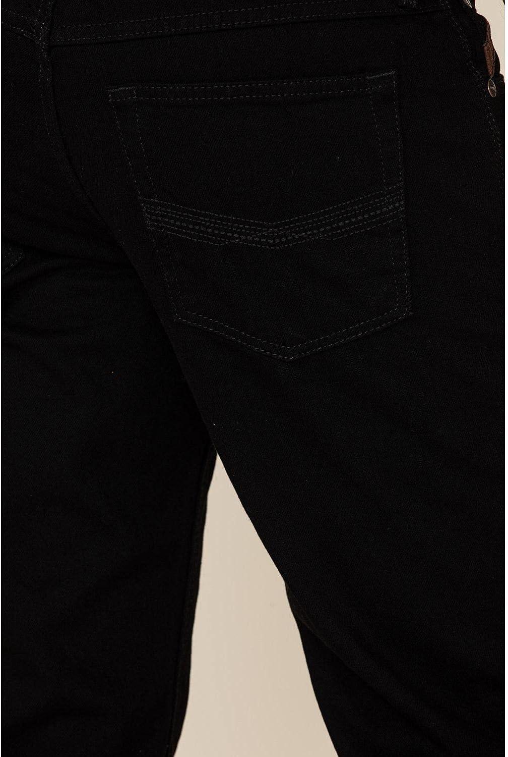 imageARIAT Mens M5 Slim Stretch Legacy Black Stackable Straight Leg JeanBlack