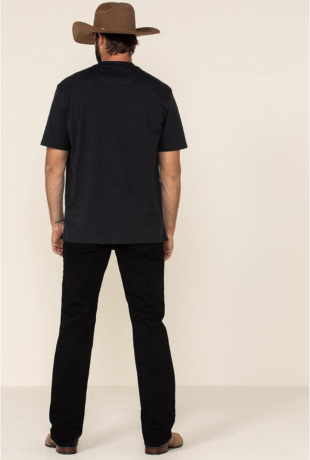 imageARIAT Mens M5 Slim Stretch Legacy Black Stackable Straight Leg JeanBlack