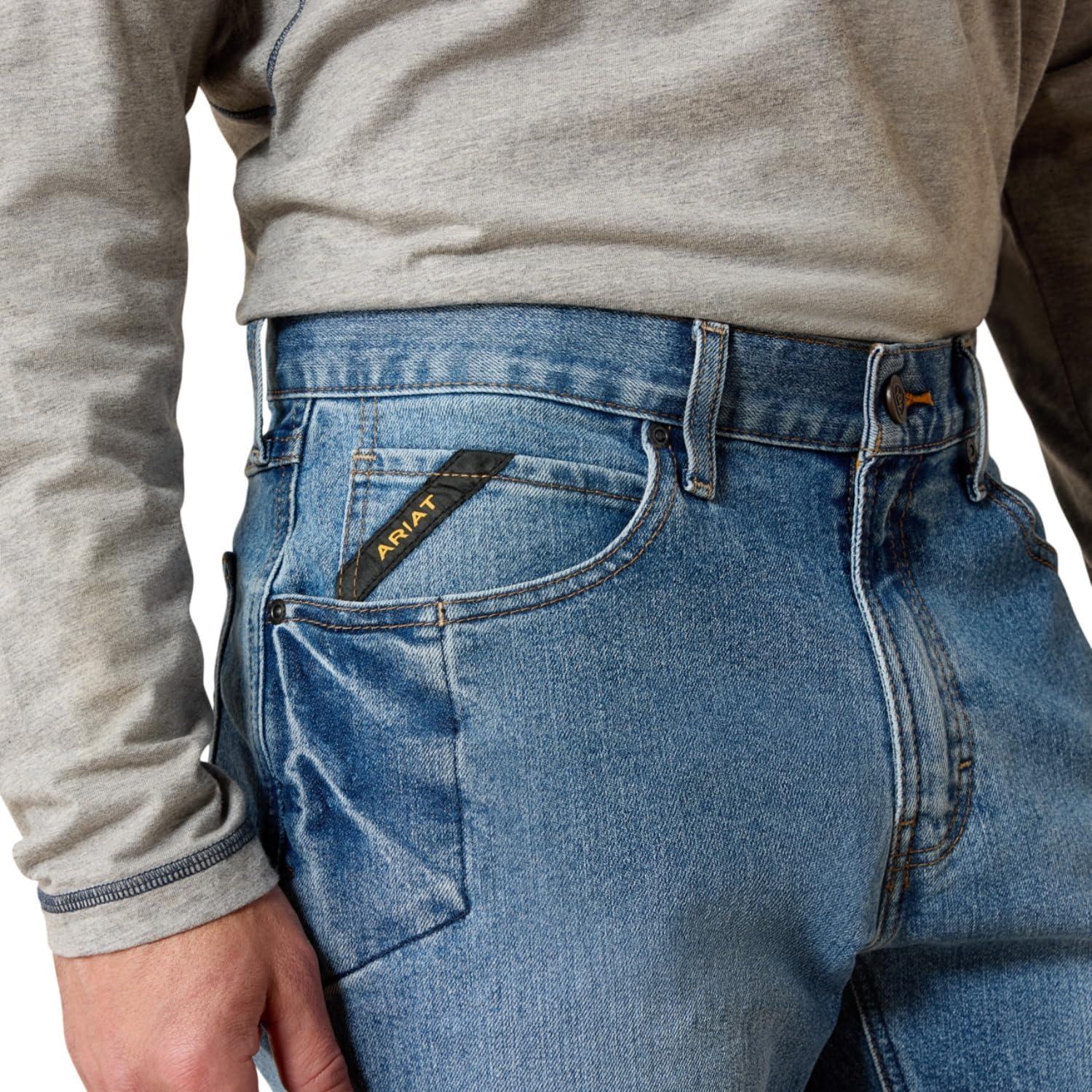 imageARIAT Mens Mns Rebar M4 Durastrtch Bsc Boot Jn RnsJeans