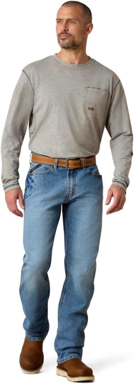 imageARIAT Mens Mns Rebar M4 Durastrtch Bsc Boot Jn RnsJeans