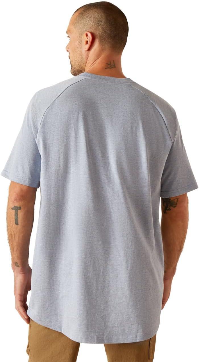 imageARIAT Mens Rebar Cotton Strong TShirtInfinity Heather