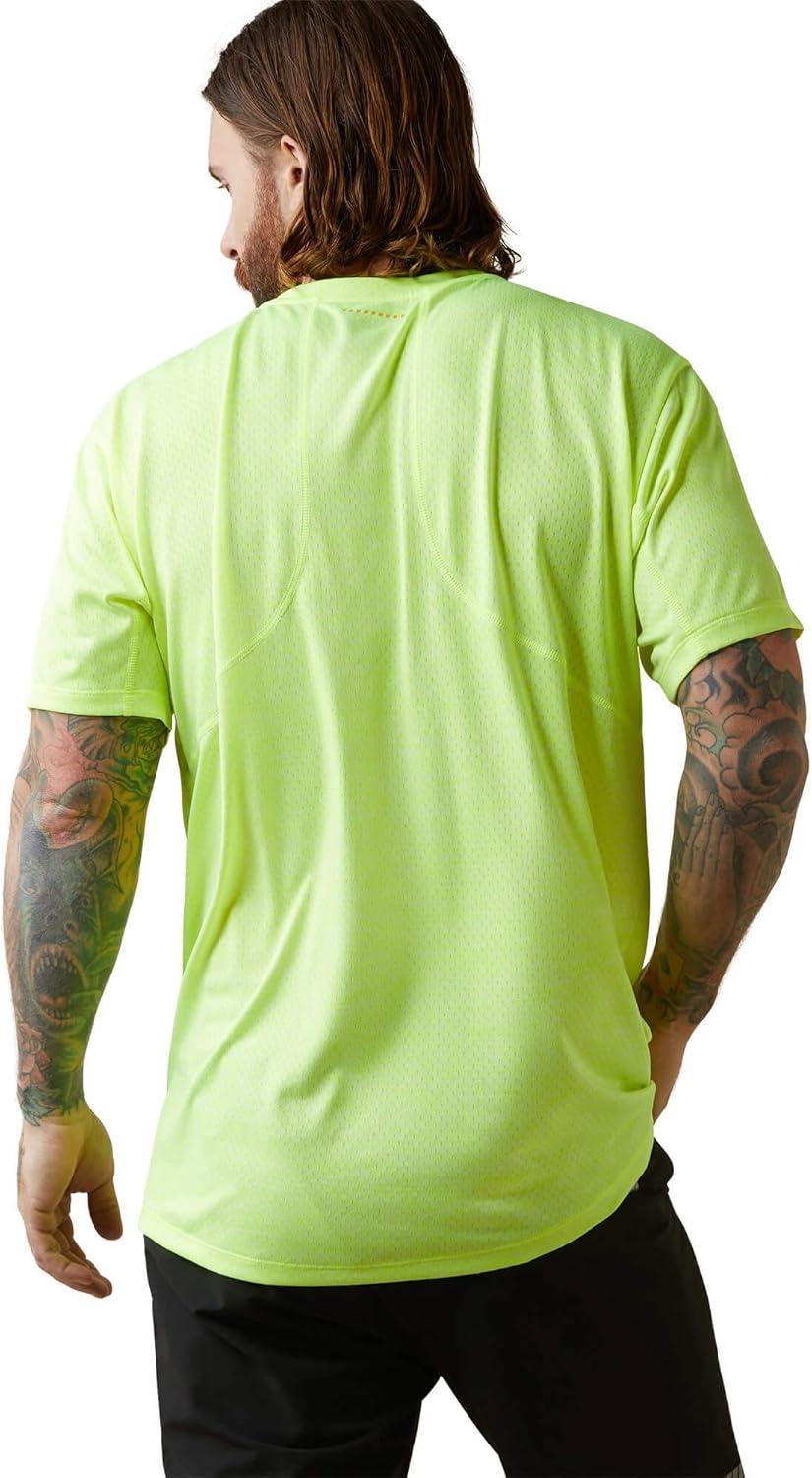 imageARIAT Mens Rebar Cotton Strong TShirtSafety Yellow