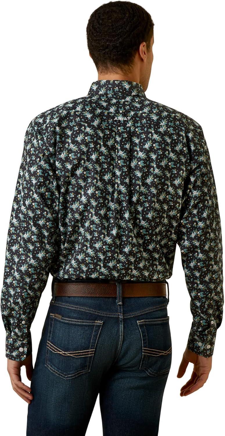 imageARIAT Mens Wrinkle Free Camdyn Fitted ShirtNavy