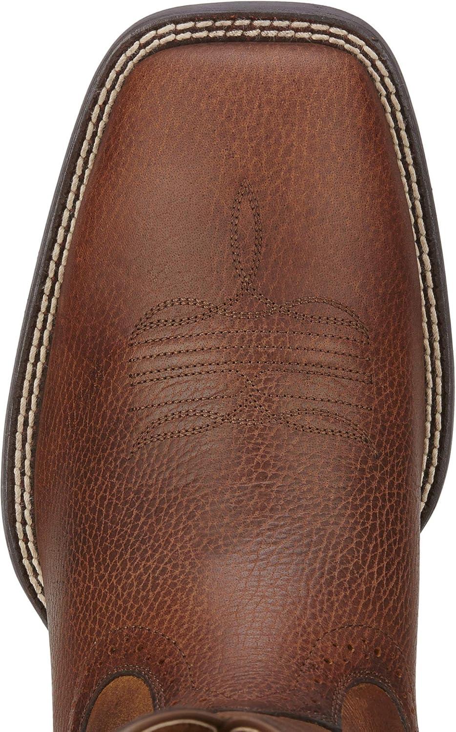 imageARIAT Sport Western Wide Square Toe Mens BootBrooklyn BrownAshes