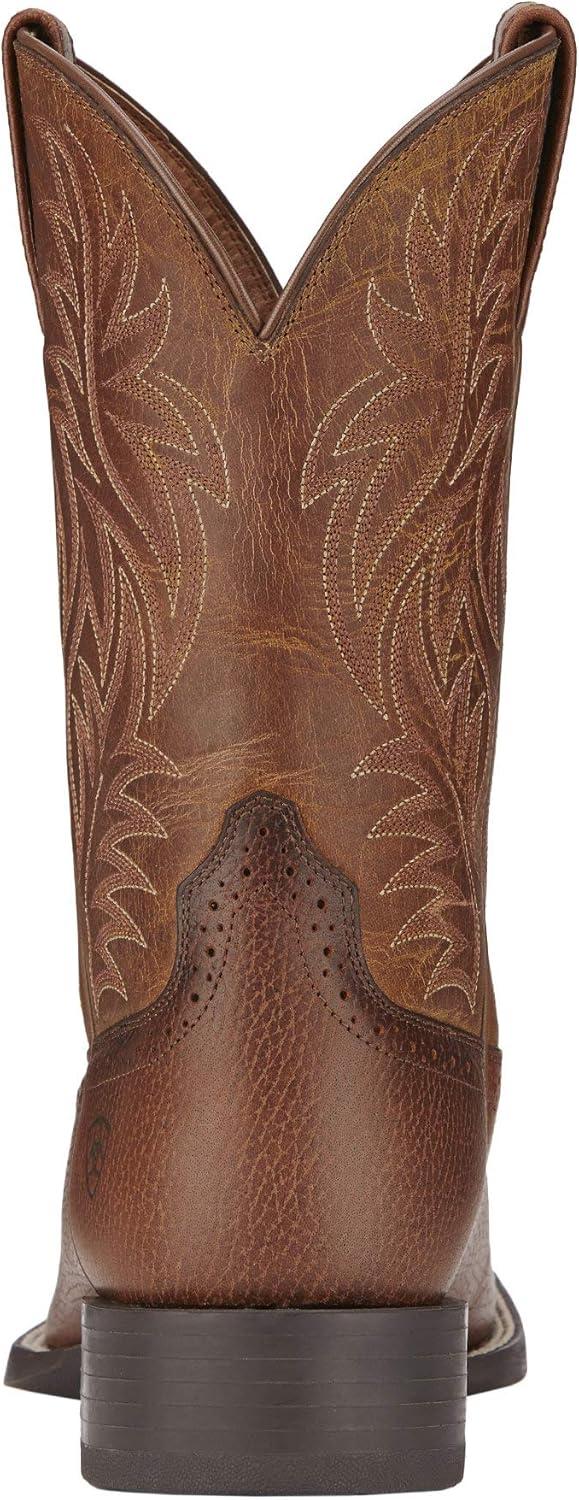 imageARIAT Sport Western Wide Square Toe Mens BootBrooklyn BrownAshes
