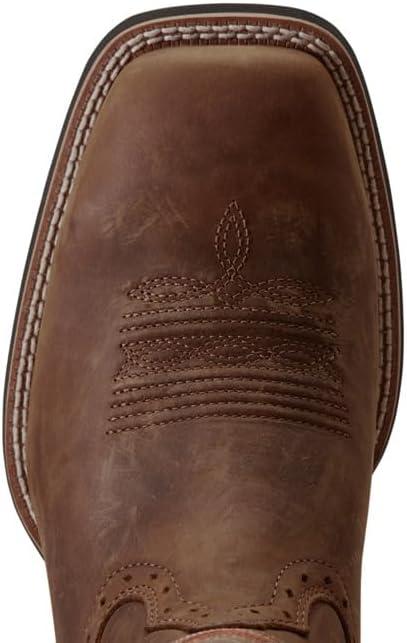 imageARIAT Sport Western Wide Square Toe Mens BootDistressed Brown