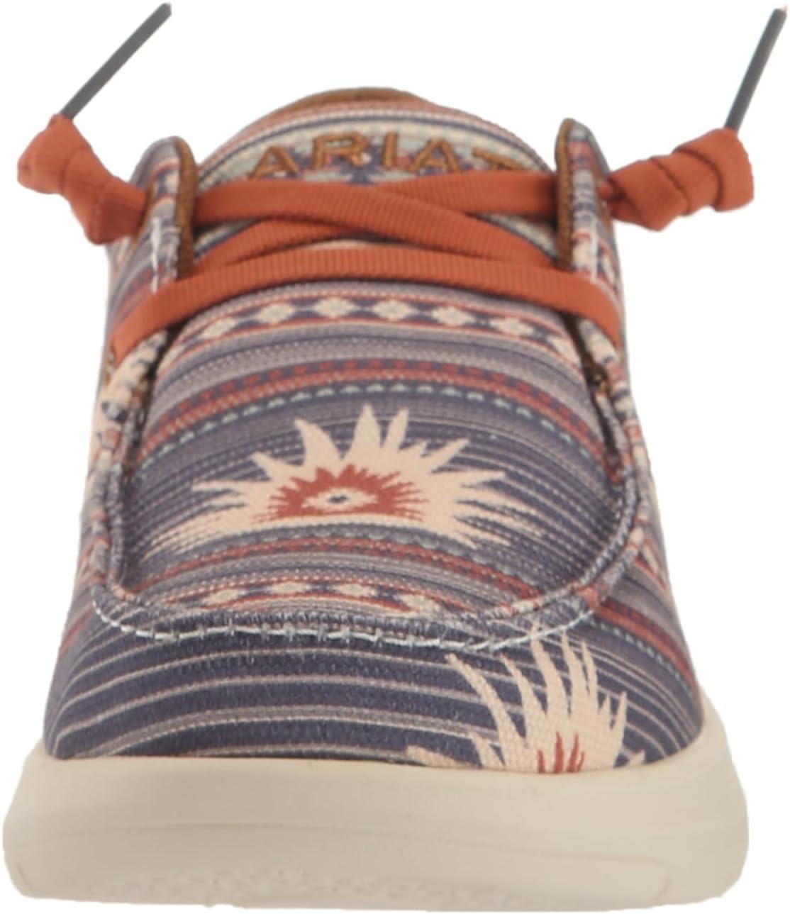 imageARIAT Unisex Youth Hilo ShoeBlue Boquillas Print