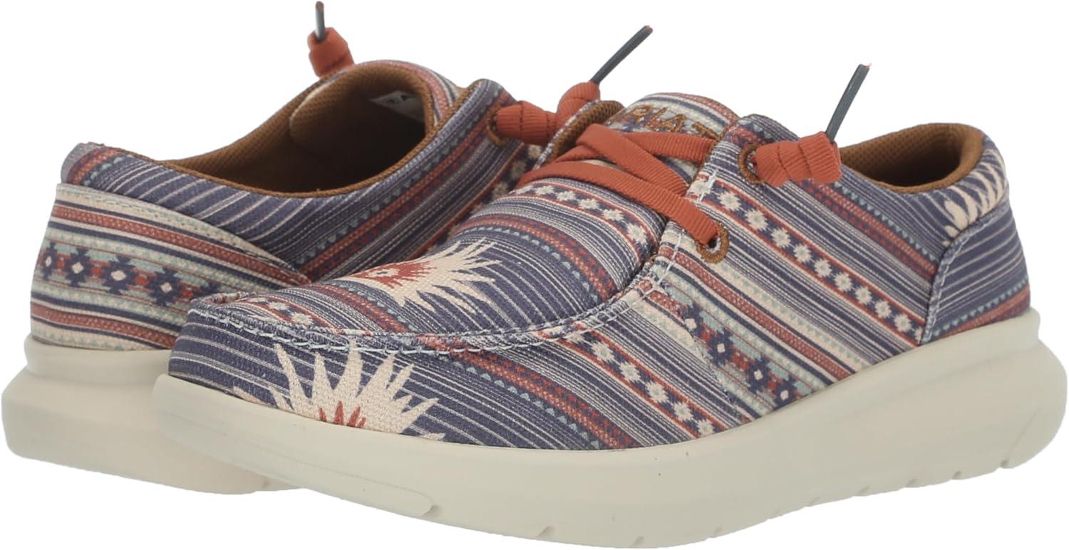 imageARIAT Unisex Youth Hilo ShoeBlue Boquillas Print