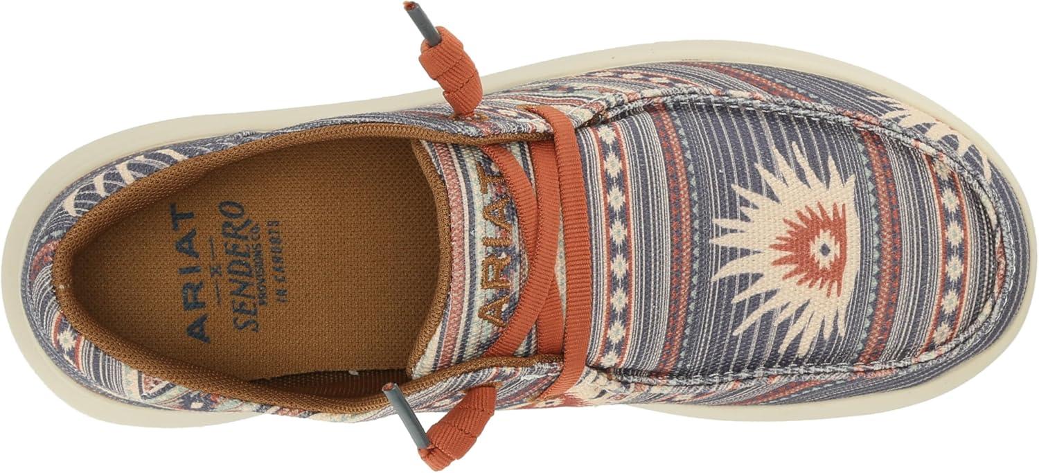 imageARIAT Unisex Youth Hilo ShoeBlue Boquillas Print