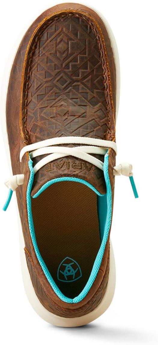 imageARIAT Unisex Youth Hilo ShoeBrown Blanket Emboss