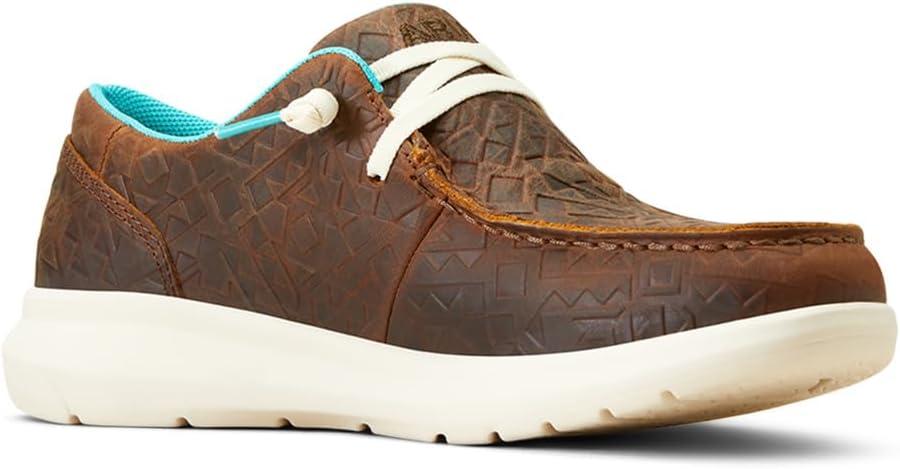 imageARIAT Unisex Youth Hilo ShoeBrown Blanket Emboss