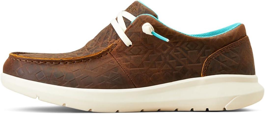 imageARIAT Unisex Youth Hilo ShoeBrown Blanket Emboss