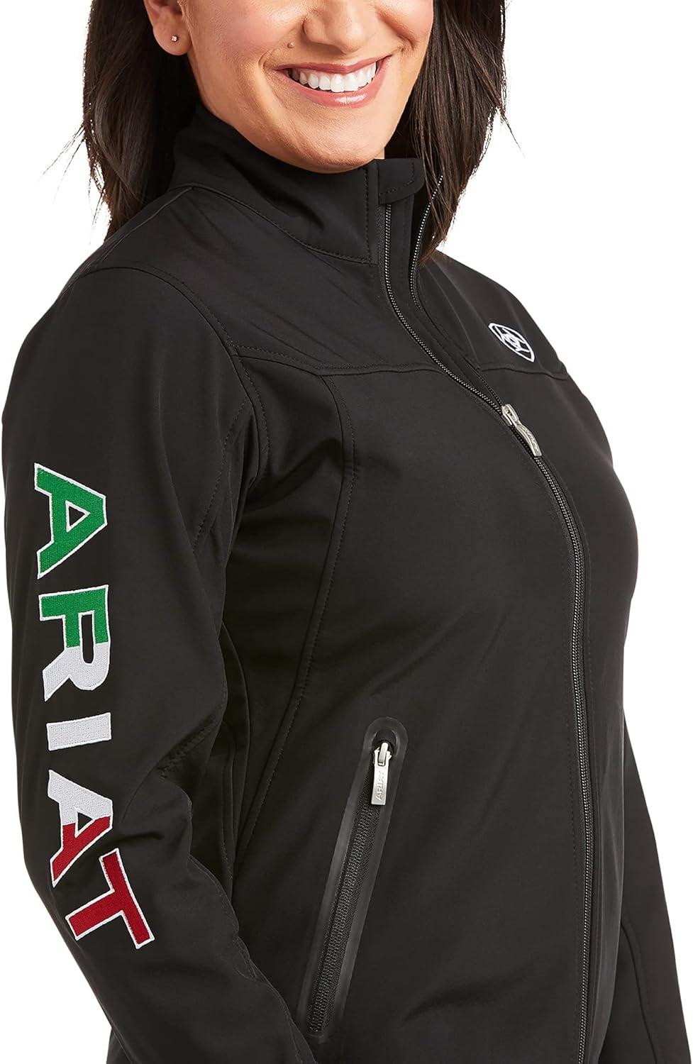 imageARIAT Womens Classic Team Softshell Mexico JacketBlack