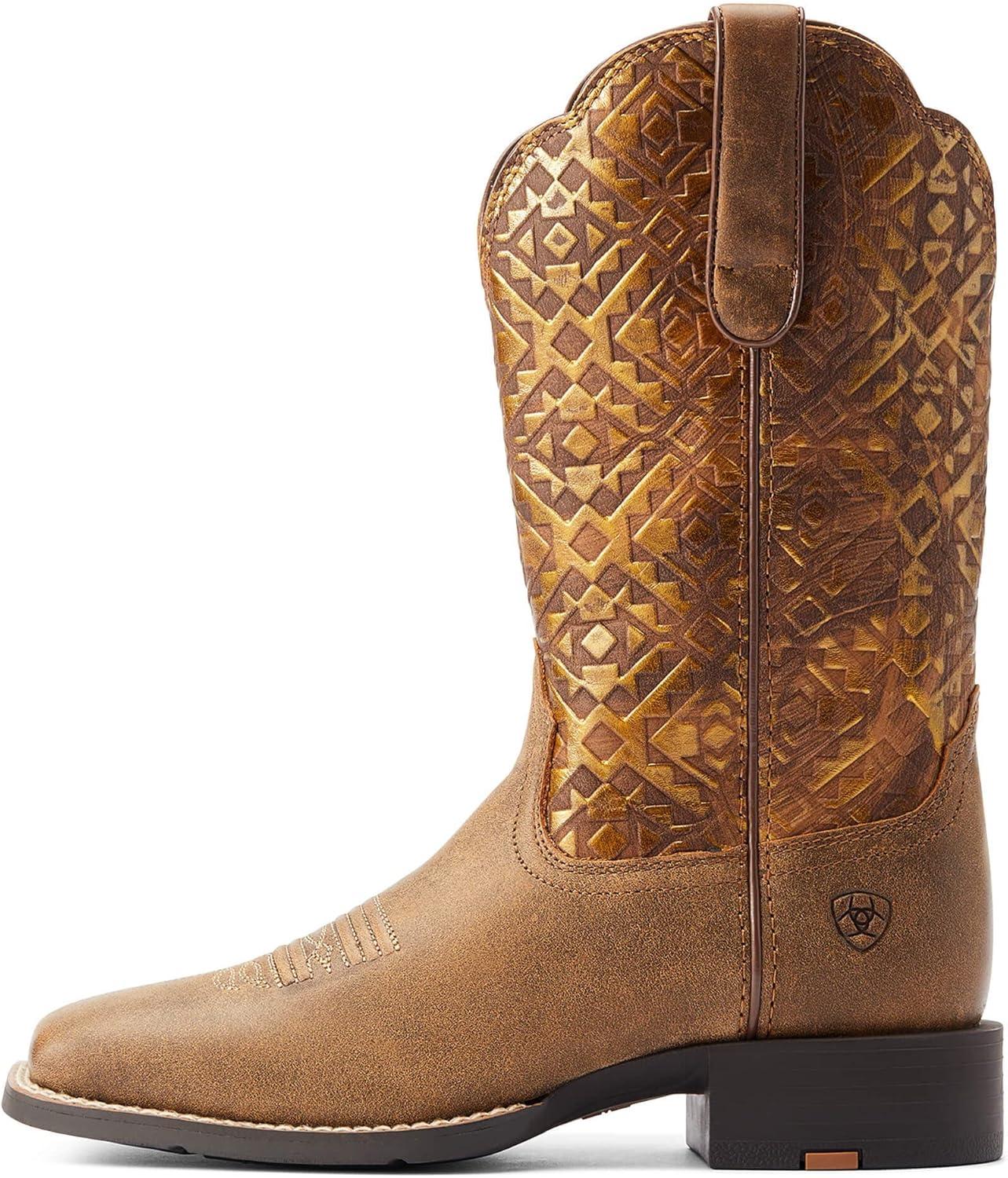 imageARIAT Workhog Wide Square Toe H2O Mens BootBare Brown