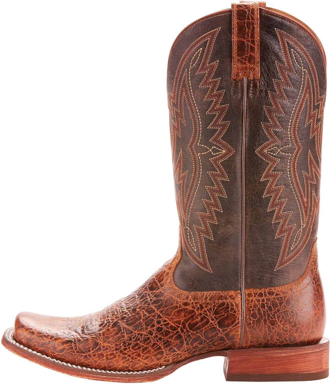 imageARIAT Workhog Wide Square Toe H2O Mens BootNaturally Distressed Black