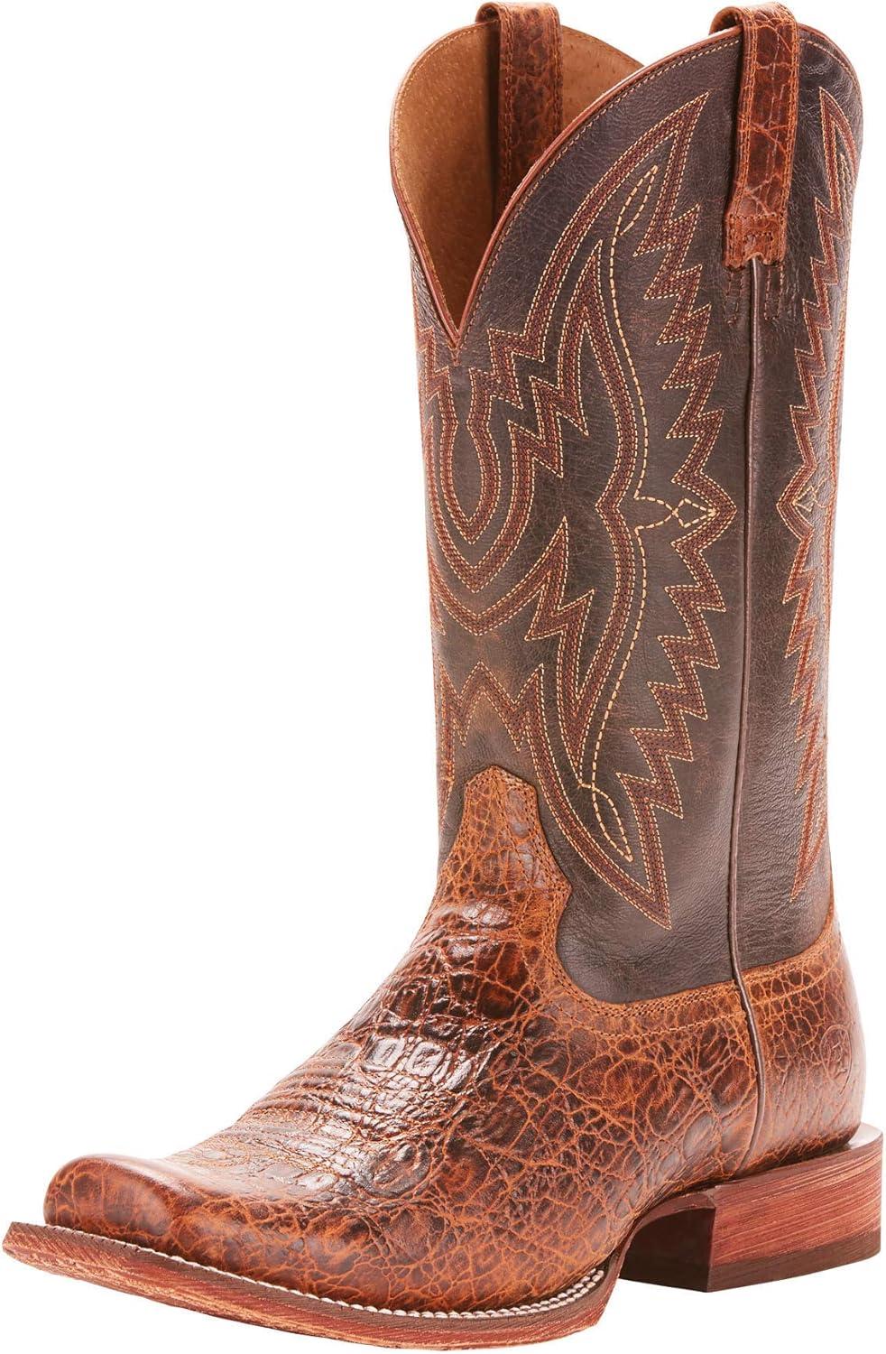 imageARIAT Workhog Wide Square Toe H2O Mens BootNaturally Distressed Black