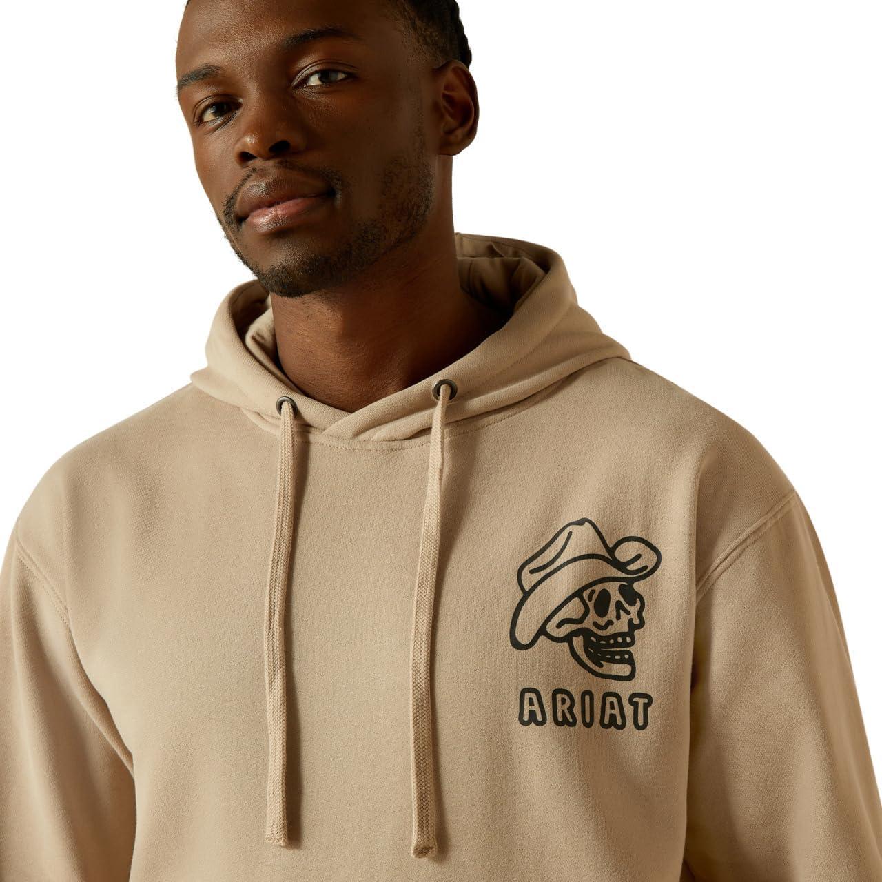 imageARIAT mens Ariat Drinking Buddies HoodieBeige