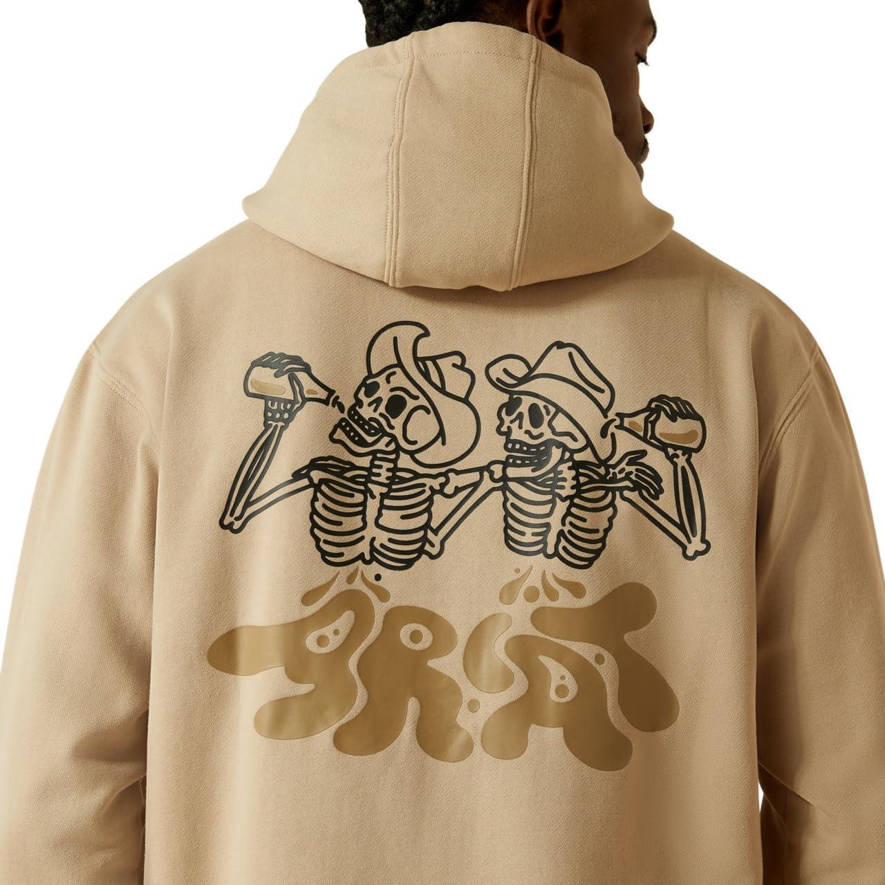imageARIAT mens Ariat Drinking Buddies HoodieBeige