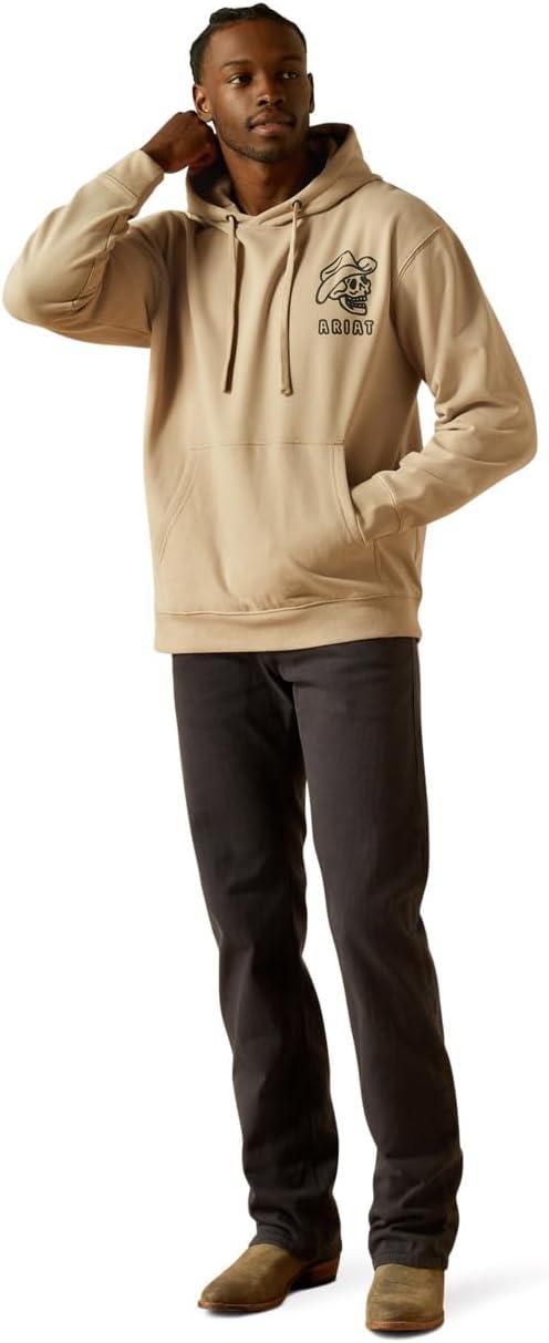 imageARIAT mens Ariat Drinking Buddies HoodieBeige