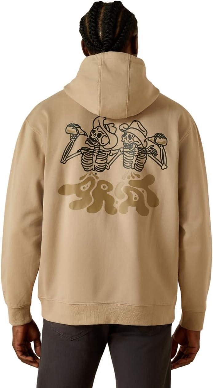 imageARIAT mens Ariat Drinking Buddies HoodieBeige