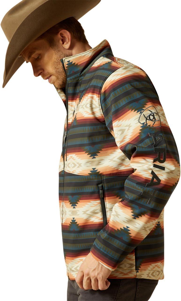 imageARIAT mens Logo Softshell JacketRed Southwest