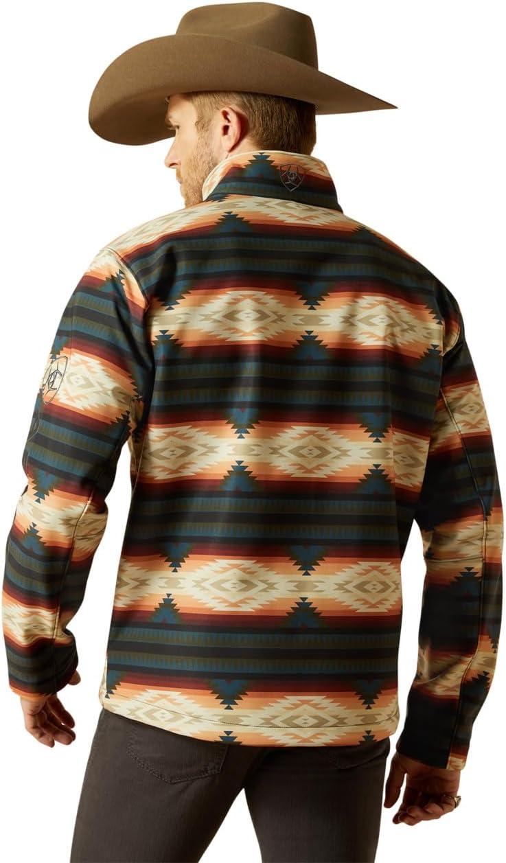 imageARIAT mens Logo Softshell JacketRed Southwest