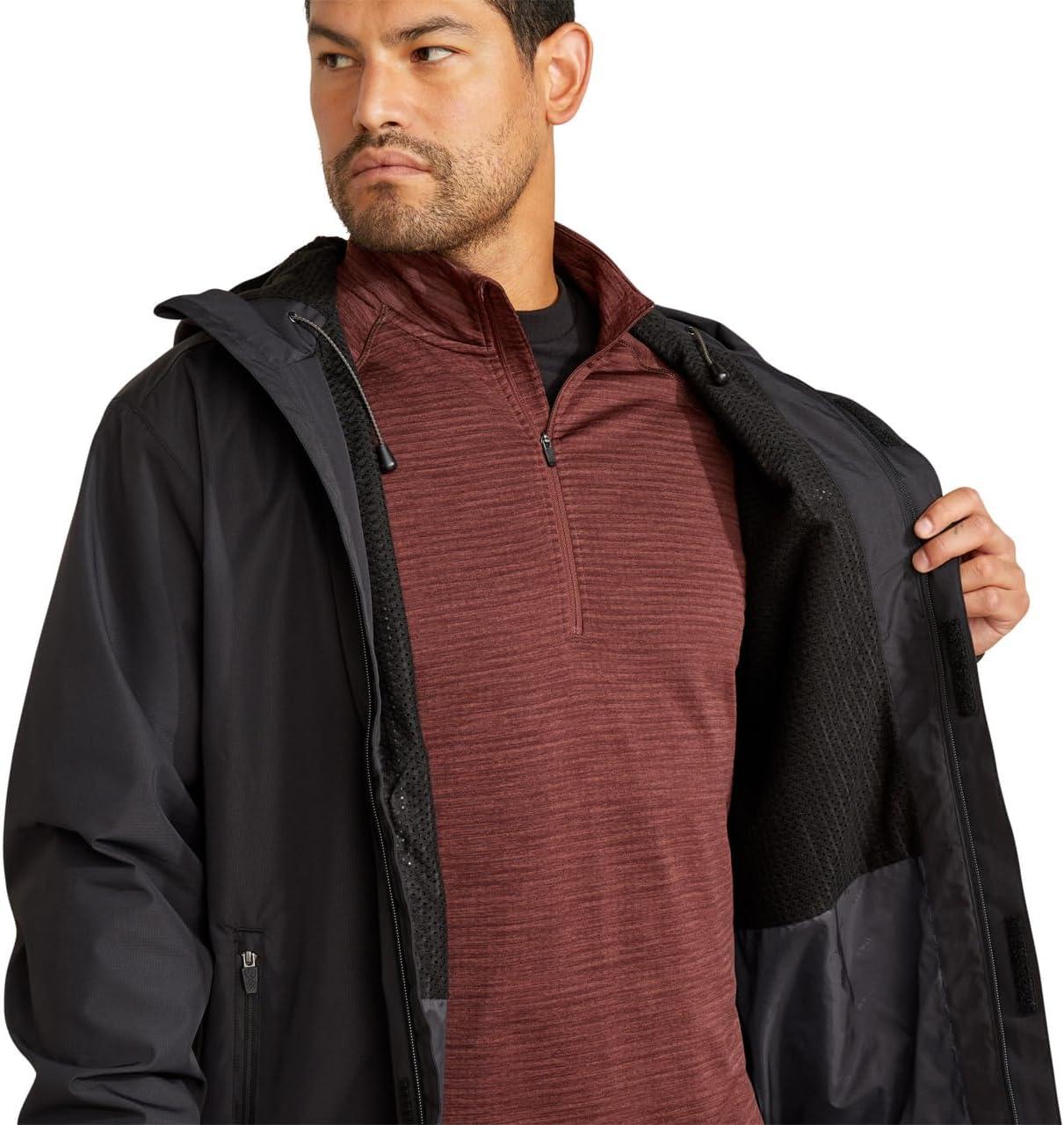 imageARIAT mens Rebar Stormshell Waterproof JacketBlack