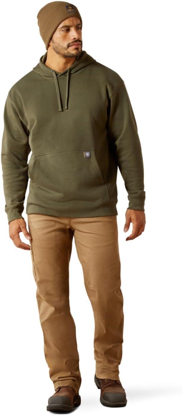 imageARIAT mens Rebar Workman Hardhead HoodieGrape Leaf