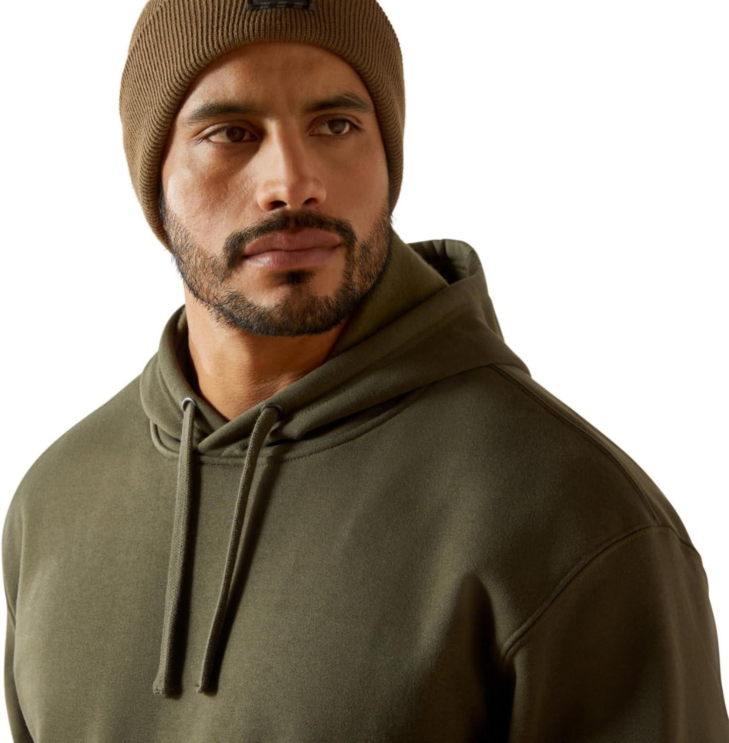 imageARIAT mens Rebar Workman Hardhead HoodieGrape Leaf