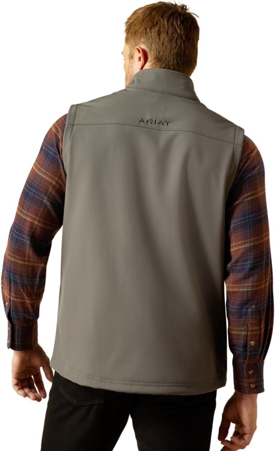 imageARIAT mens Vernon Softshell VestGrey