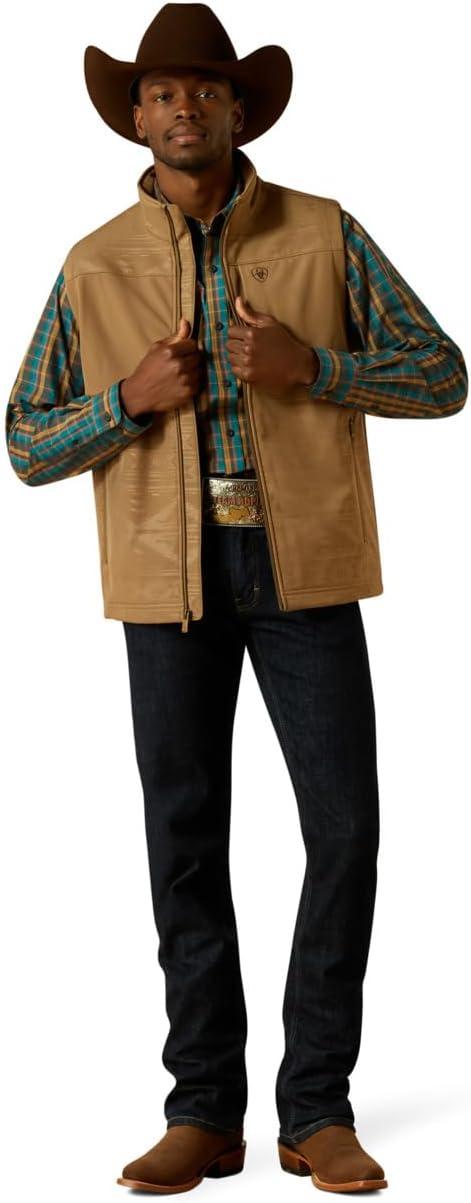 imageARIAT mens Vernon Softshell VestKhaki Southwest
