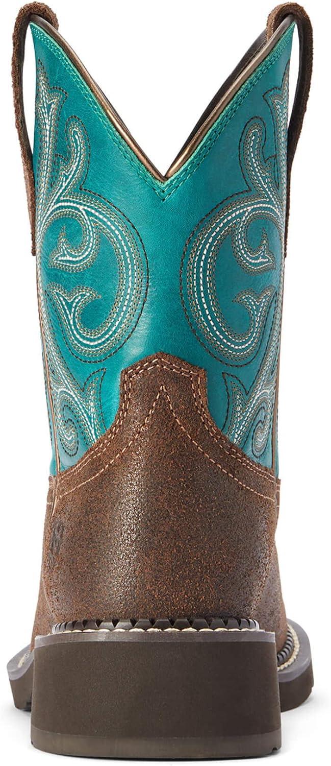 imageARIAT womens Gembaby Western BootWorn Hickory