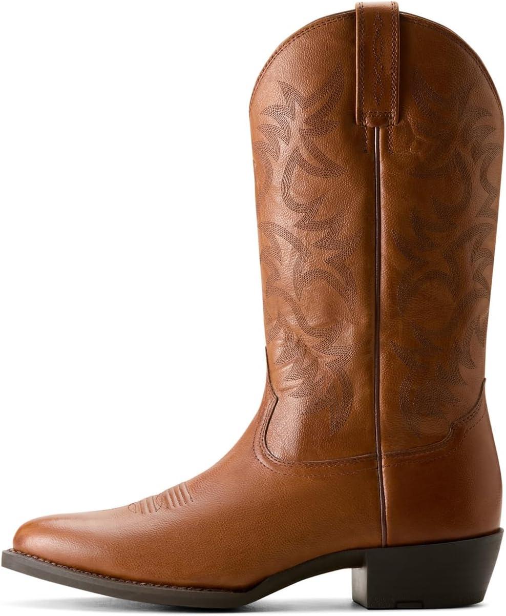imageAriat Heritage Round Toe Western Boots Mens Round Toe Cowboy BootCognac