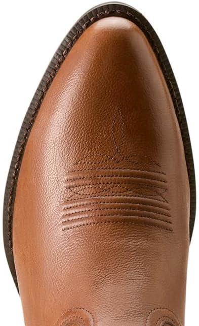 imageAriat Heritage Round Toe Western Boots Mens Round Toe Cowboy BootCognac