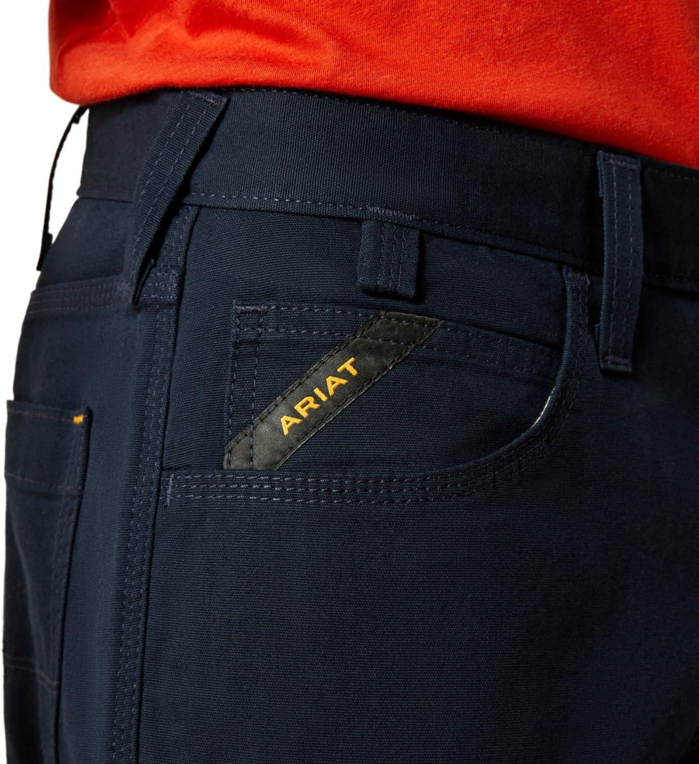 imageAriat Men Rebar M5 Straight DuraStretch Made Tough Straight Pant Dark Navy